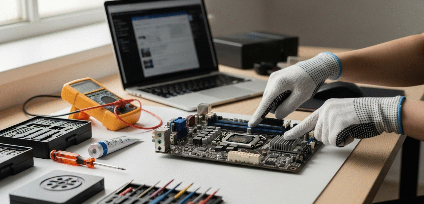 Jak sprawdzić płytę główną w komputerze?