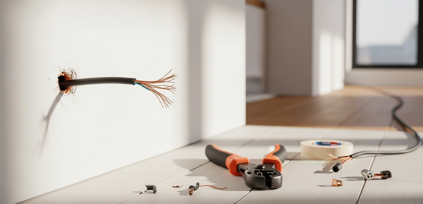 Ile kosztuje naprawa przewierconego kabla?