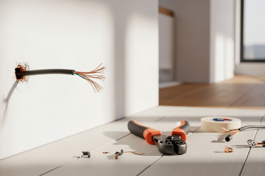 Ile kosztuje naprawa przewierconego kabla?