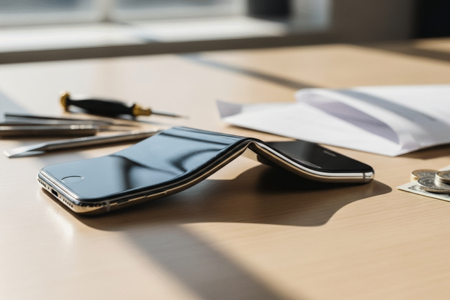 Ile kosztuje naprawa wygiętego telefonu?