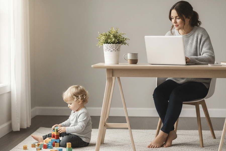 Jak pracować zdalnie z dzieckiem?