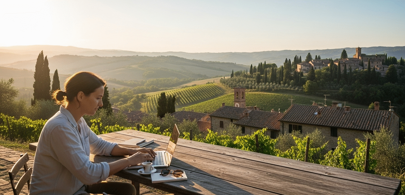 Jak pracować zdalnie z Włoch?